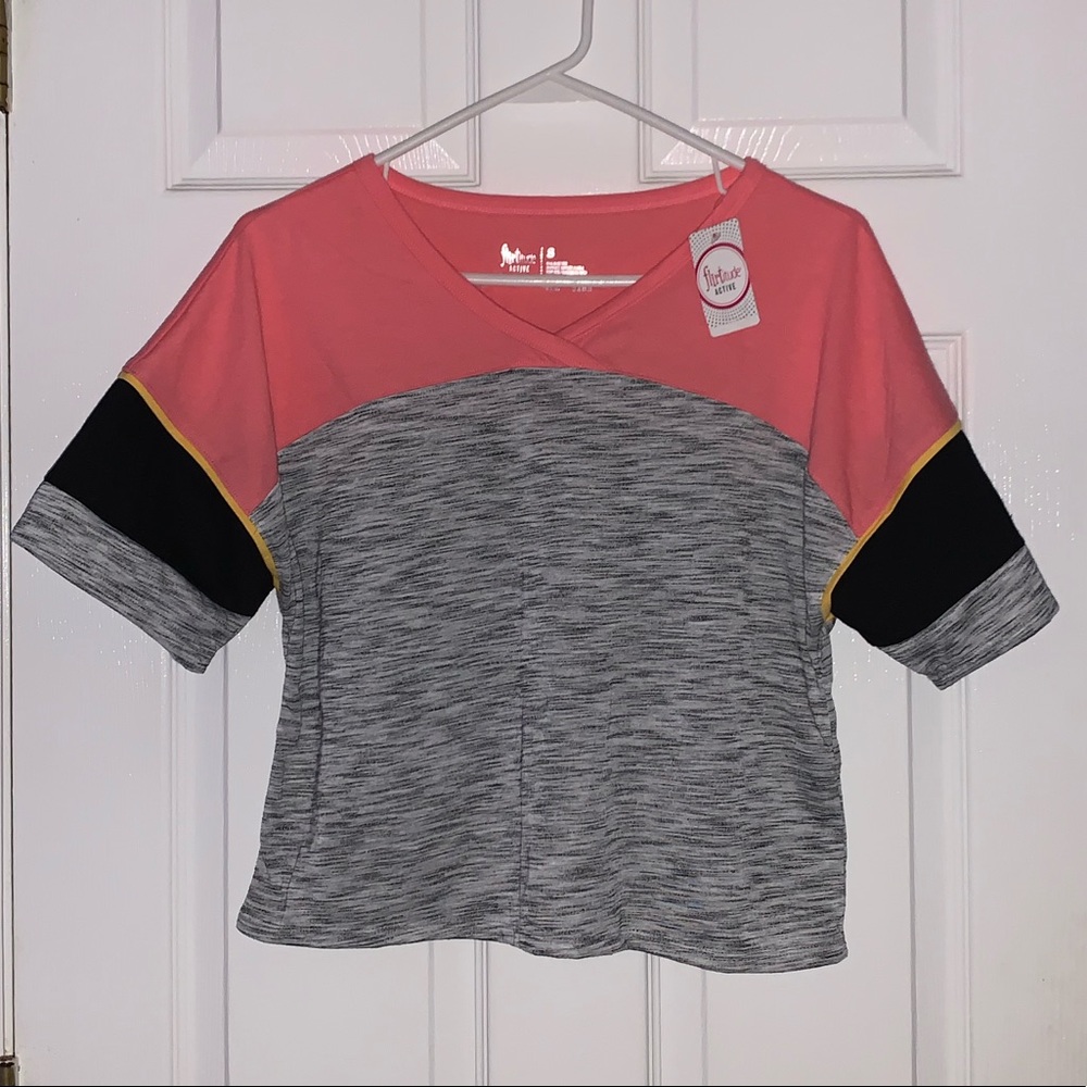 New with tags! Flirtitude active shirt